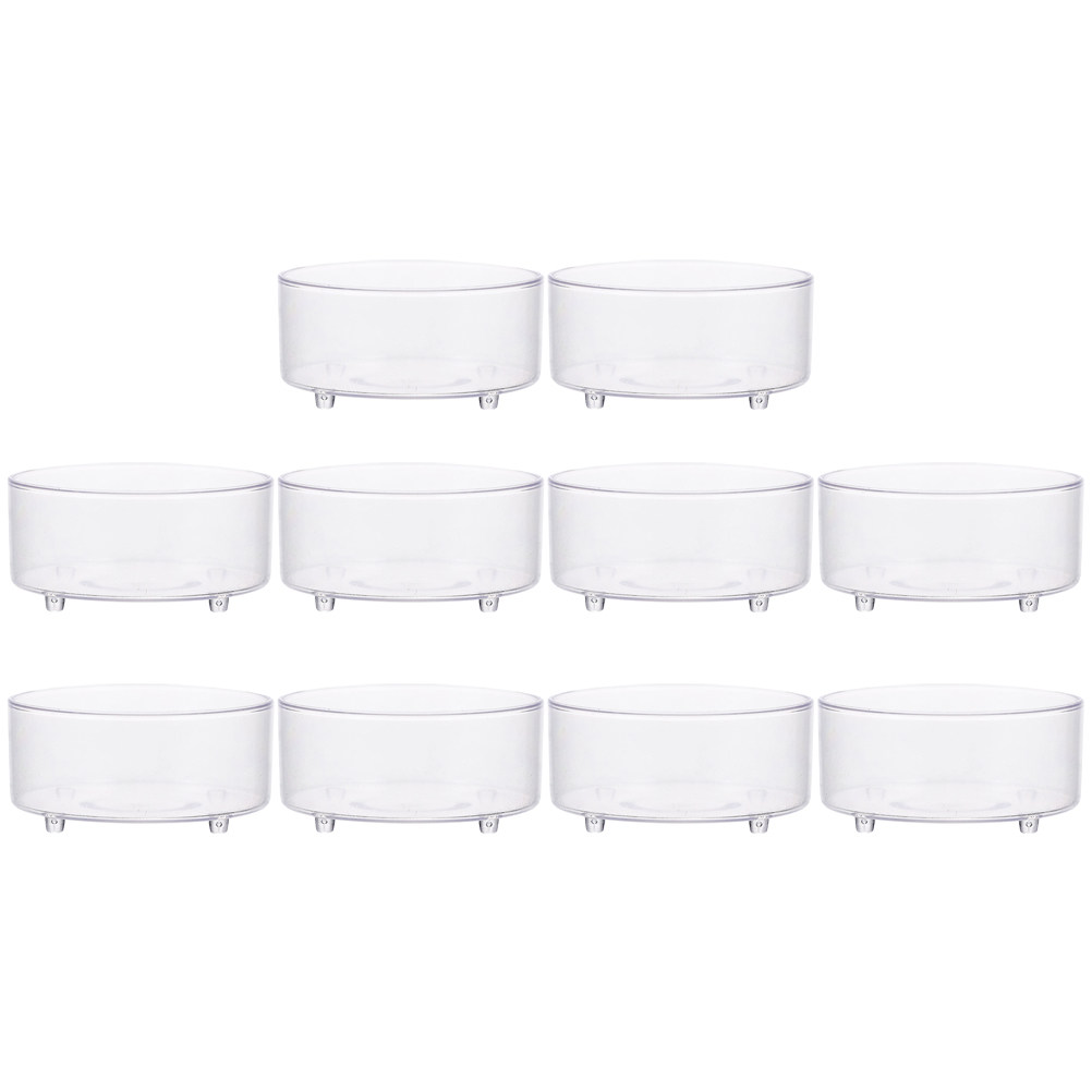Water Dish Reptile - 10Pcs Acrylic Reptile Food Dish Water