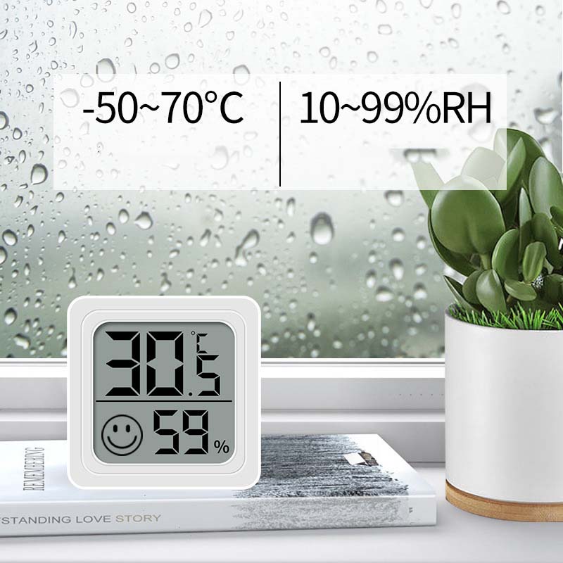 Digital Hygrometer Probe - Thermo-Hygrometer Household Mini LCD Digital Display