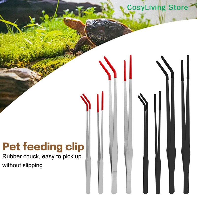 Reptile Feeding Tongs With Rub - Feeding Tong Stainless のレビューと価格