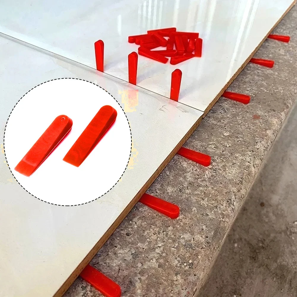 100pcs Plastic Tile Wedge Spac - Ceramic Tile Floor のレビューと価格