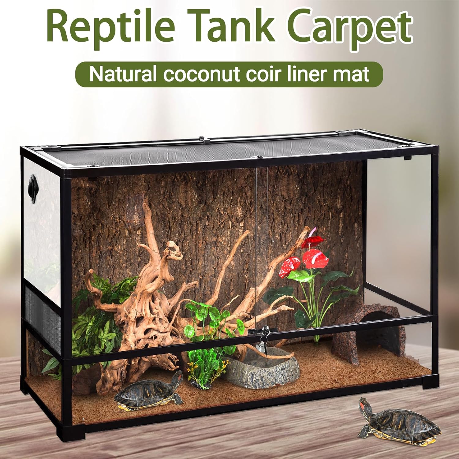 3 Rolls Reptile Carpet, 24x48i - Substrate Coconut Fiber のレビューと価格