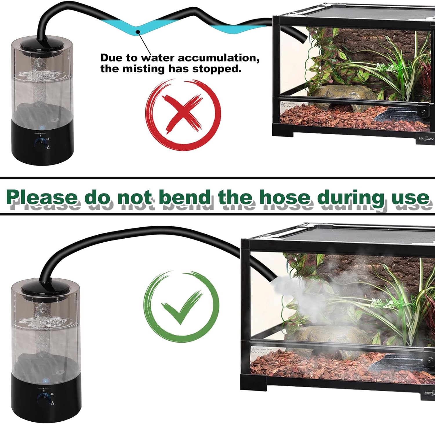 Reptile Humidifier Terrarium F - Terrarium Fogger Ultrasonic のレビューと価格