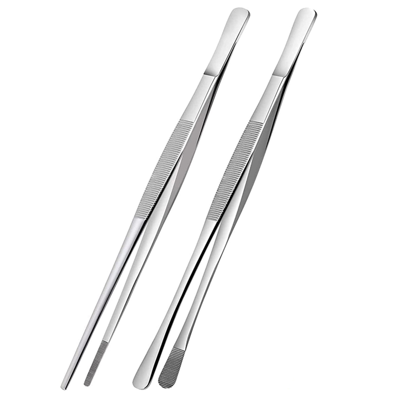 2Pcs 12-Inch Kitchen Cooking T - Feeding Tong Stainless のレビューと価格