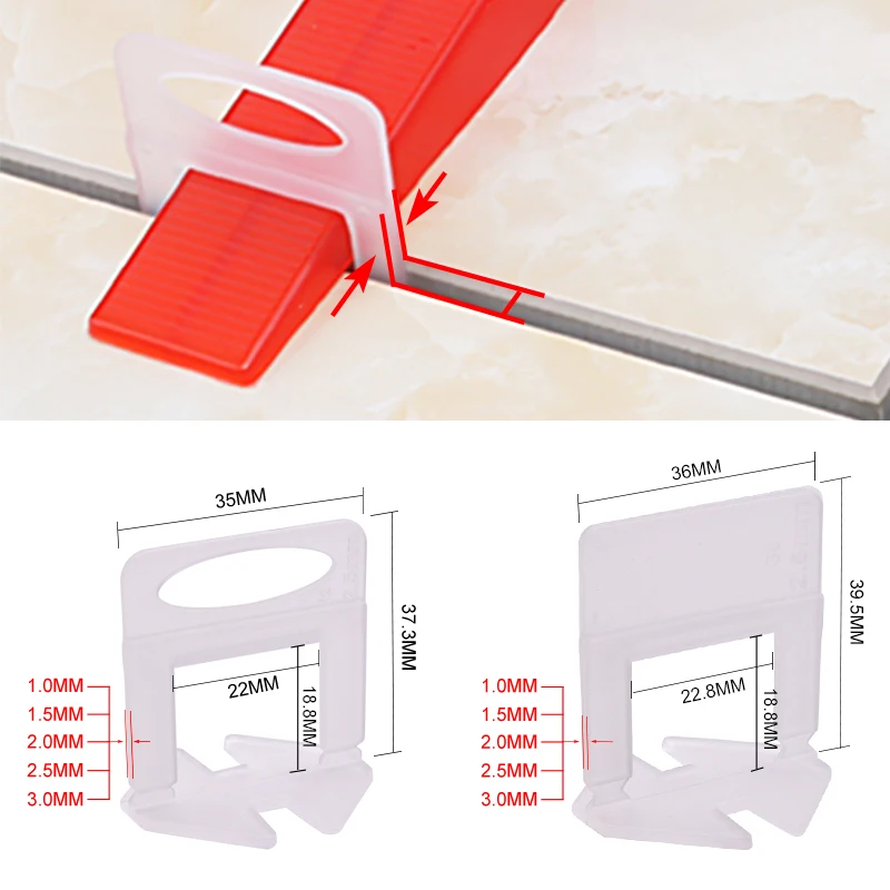 100pcs 1/1.5/2/2.5/3mm Ceramic - Ceramic Tile Floor のレビューと価格