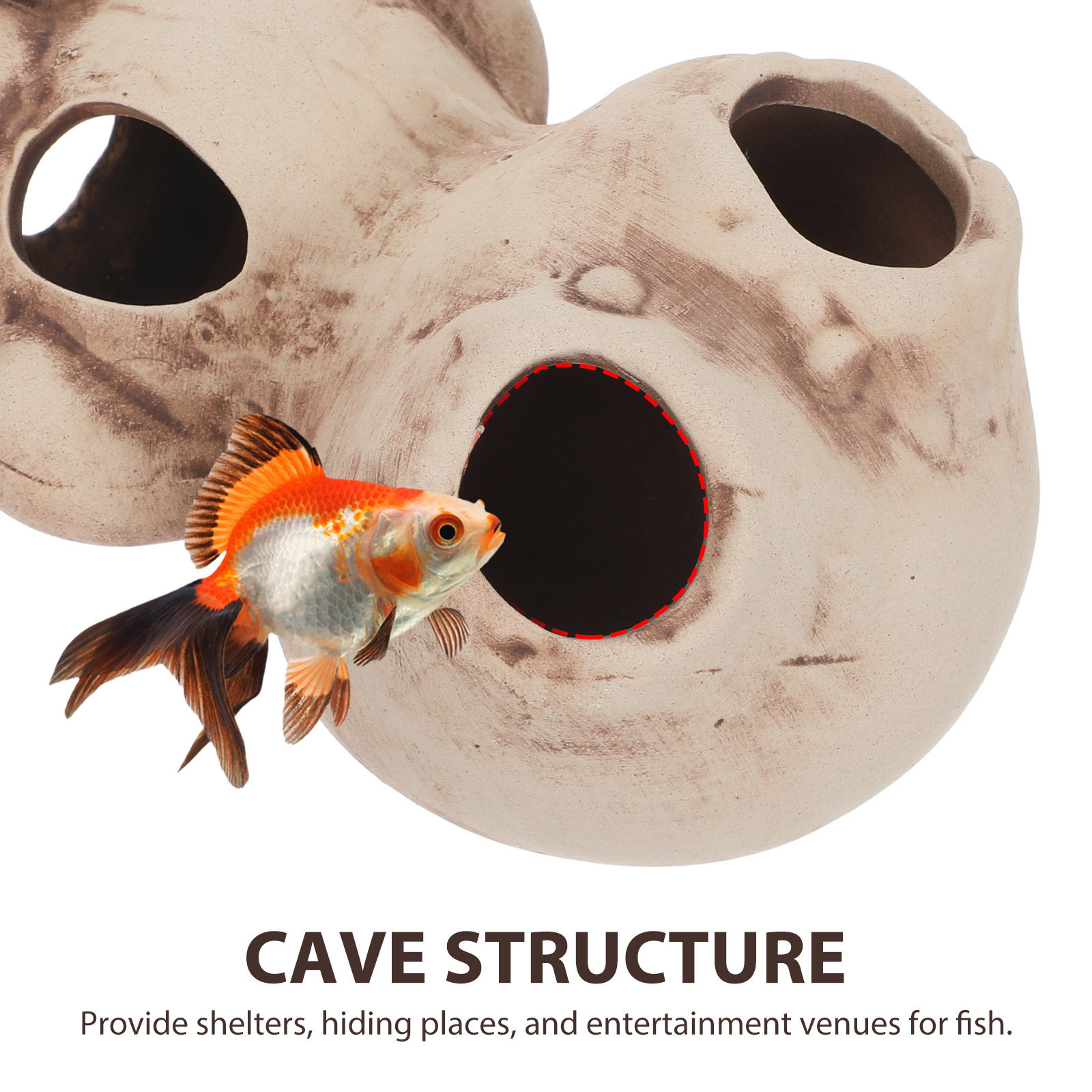 Aquarium Shrimp Shelter House  - Hide Cave Ceramic のレビューと価格