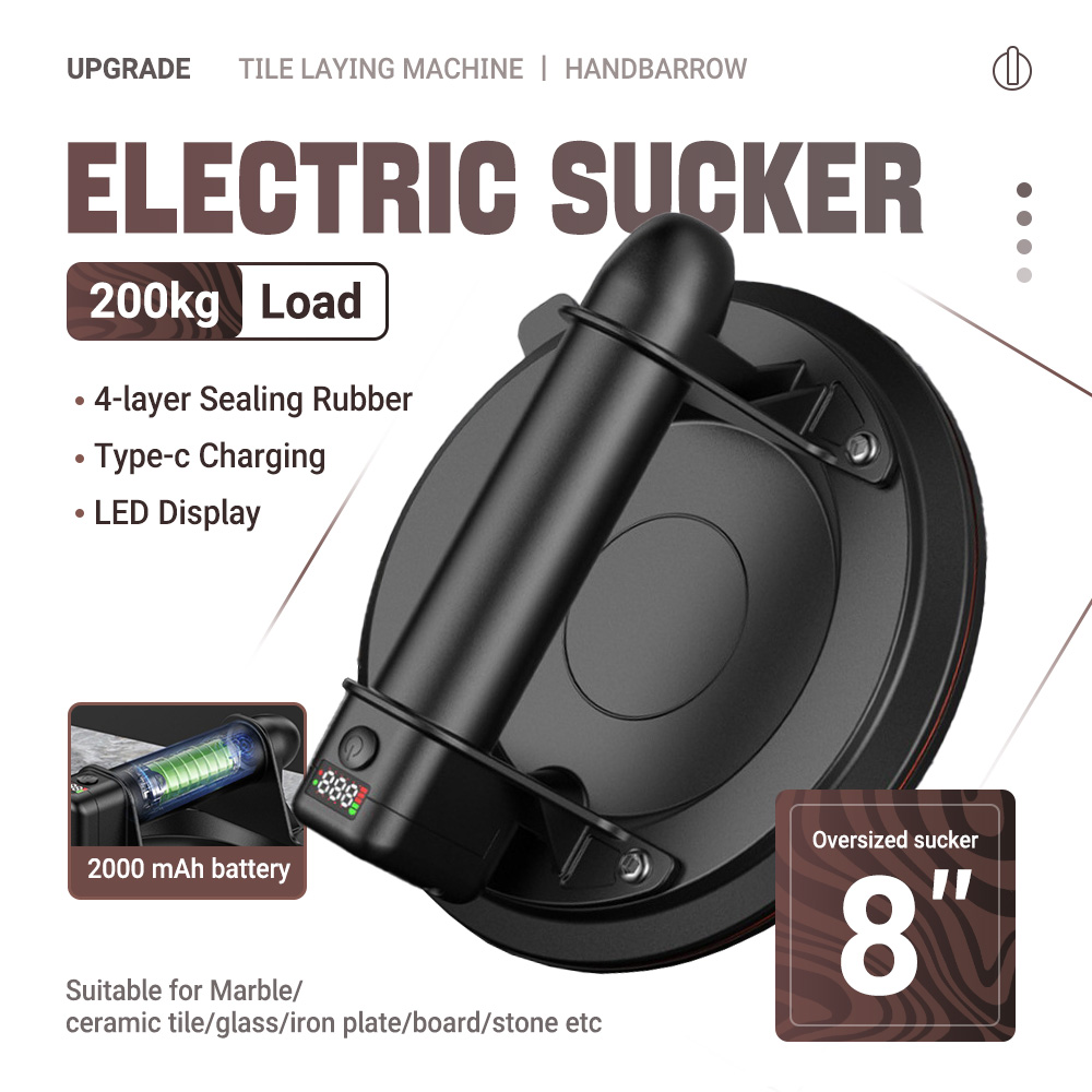 8Inch Electric Vacuum Suction  - Ceramic Tile Floor のレビューと価格