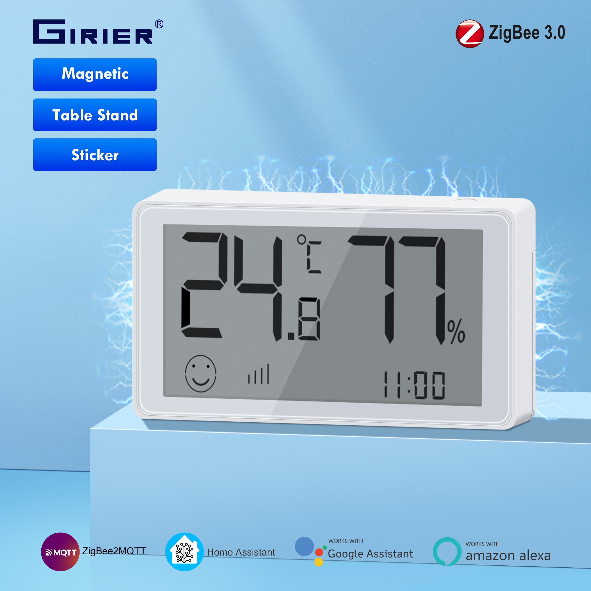 GIRIER ZigBee 3.0 Smart Temper - Digital Hygrometer Probe のレビューと価格