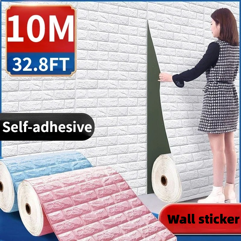 70cmx1/3/5/10M 3D Foam Brick W - Pvc Panel Background のレビューと価格