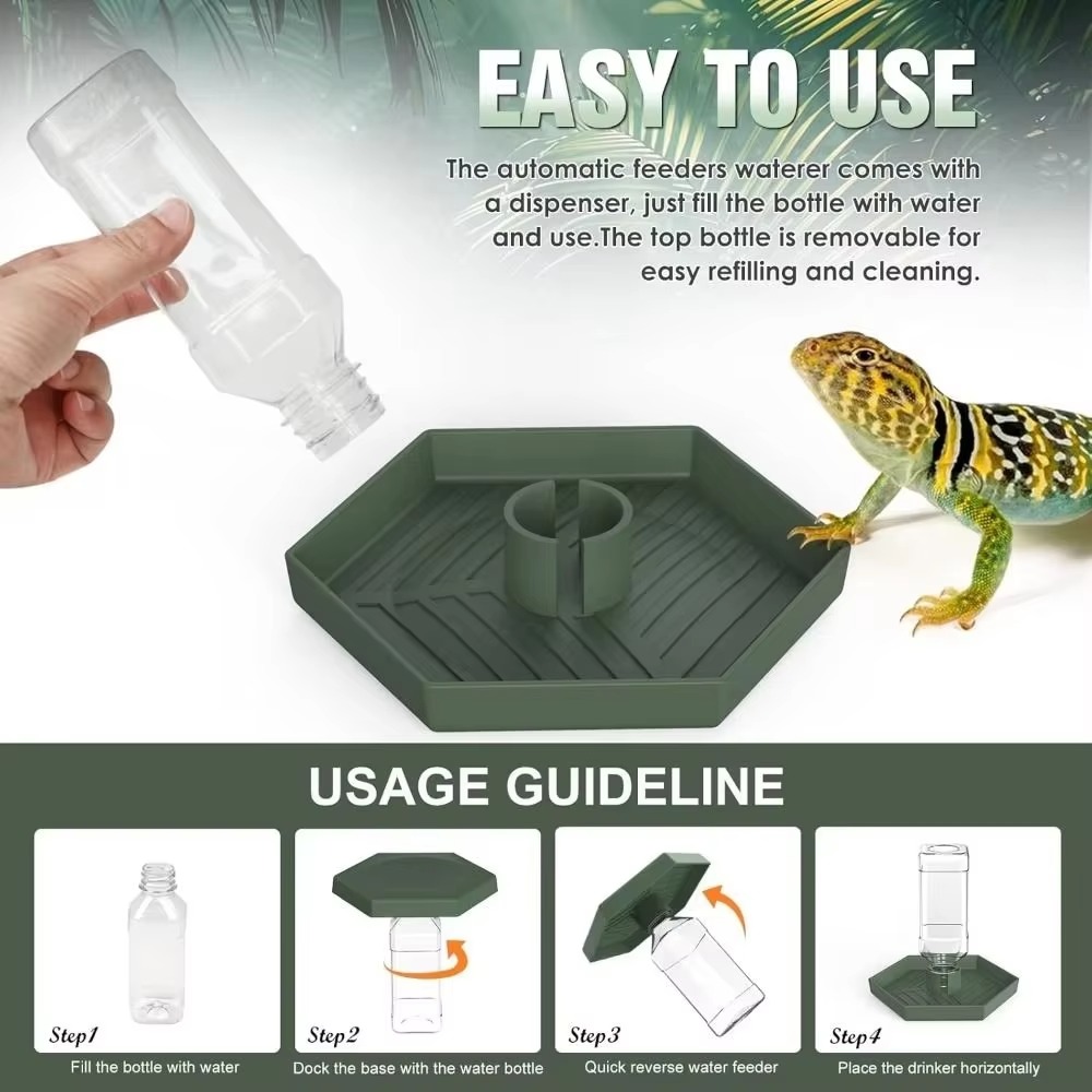Feeding Supplies Automatic Tur - Water Dish Reptile のレビューと価格