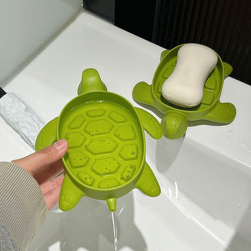 Turtle Drain Soap Box  Cartoon - Water Dish Reptile のレビューと価格