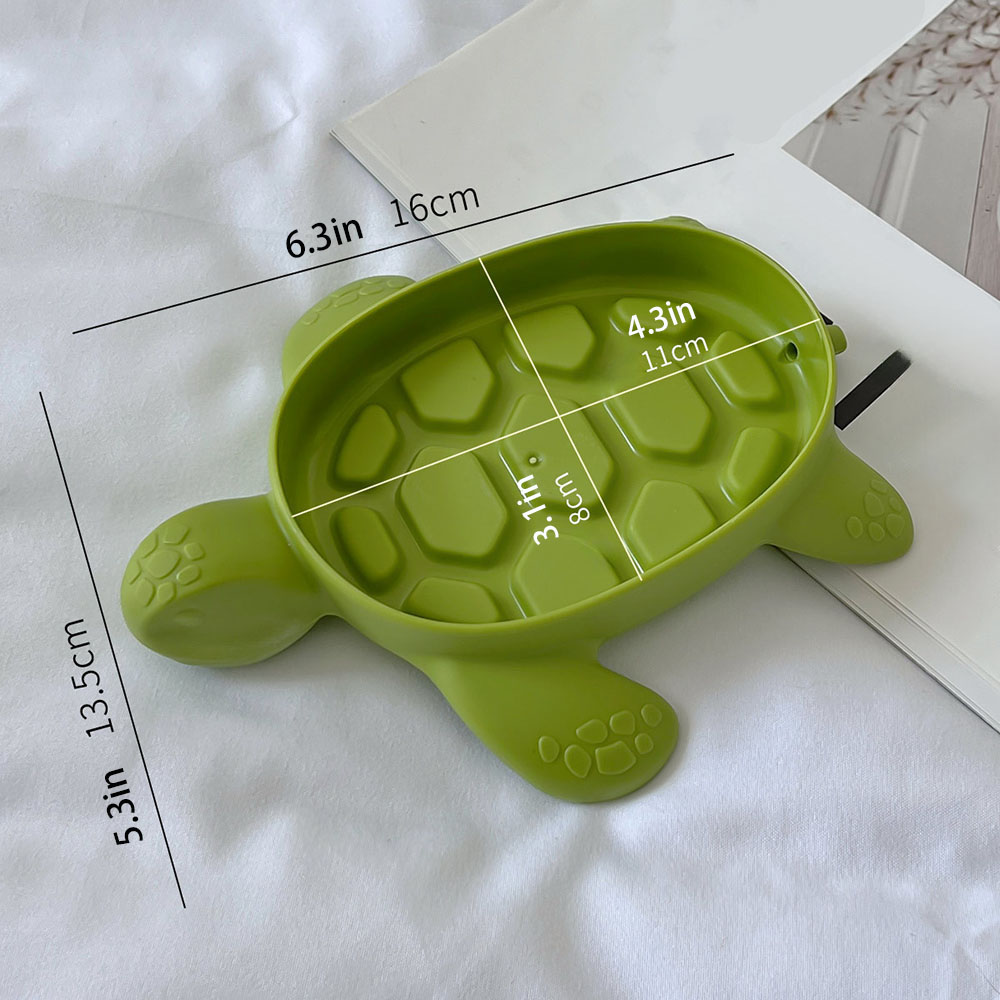 Turtle Drain Soap Box  Cartoon - Water Dish Reptile のレビューと価格