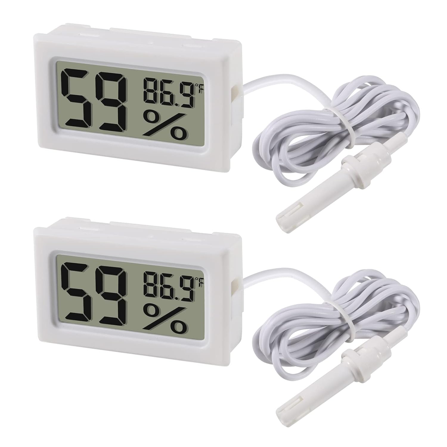 2pcs Mini Digital Hygrometer T - Digital Hygrometer Probe のレビューと価格