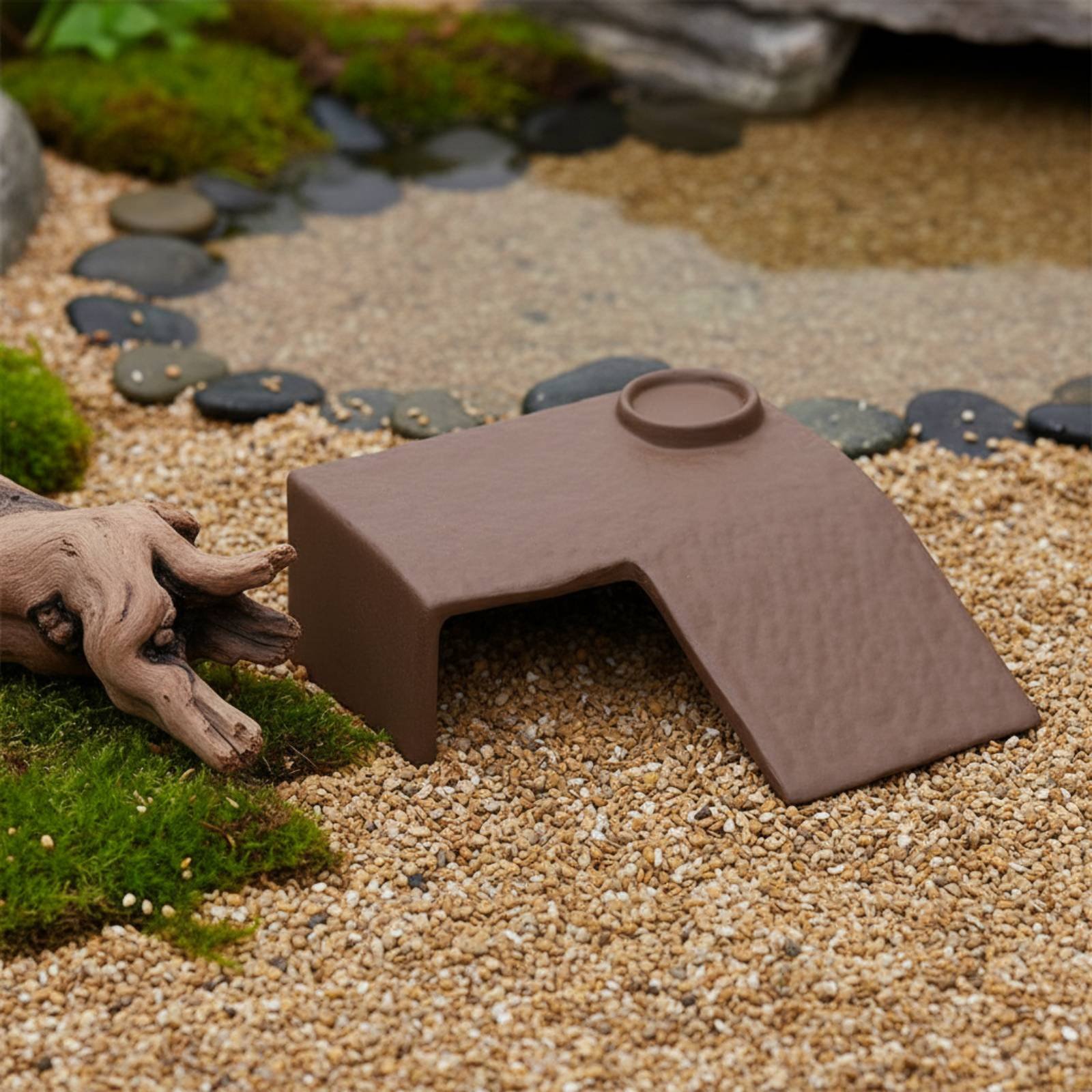 2 Pieces Turtle Basking Dock E - Hide Cave Ceramic のレビューと価格