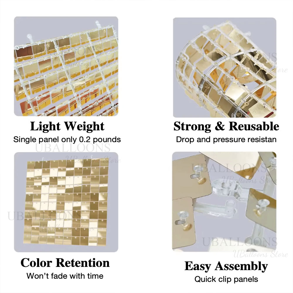 Silver Sequin Wall Backdrop Pa - Pvc Panel Background のレビューと価格